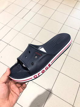 Шлепанцы Crocs Iconic Comfort Dark Blue / White