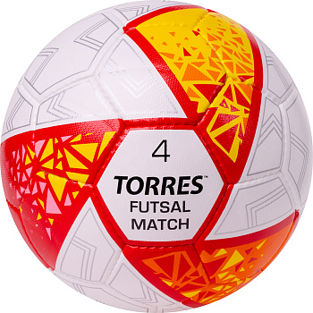 Мяч футбольный матчевый TORRES Futsal Match №4