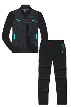 Спортивный костюм Soccer 5942 Black / Blue