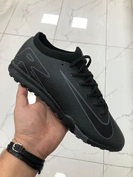 Бутсы многошиповые Nike Air Zoom SG-Pro AC Black / Dark Grey
