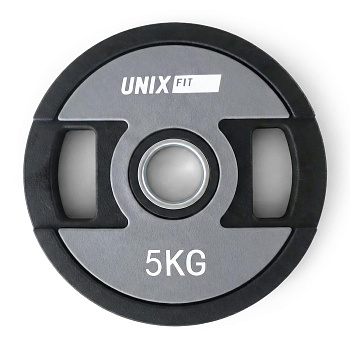 Диск уретановый c хватом UNIX Fit PRO 5 кг, 51 мм, 1 шт.