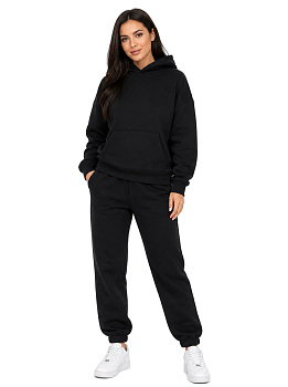 Костюм утепленный Foxy by FM Loungewear Essentials Fleece Black