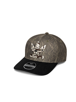 Кепка Adidas Originals Logo Khaki / Black