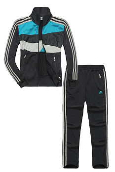 Спортивный костюм Adidas 5050 Graphite/Blue