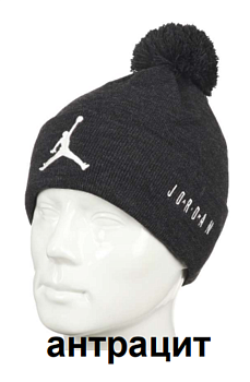 Шапка мужская Nike Jordan 527JR381 Dark Gray / White