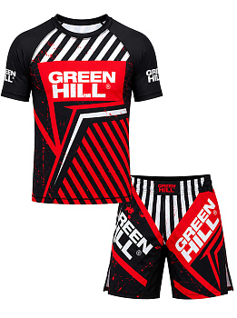 Костюм для тренировок 2 в 1 Green Hill Red / Black