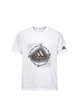 Футболка Adidas Performance 852A885018 White / Beige / Blue