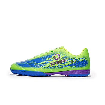 Бутсы многошиповые TORRES COPA Neon Green / Blue