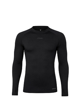 Джемпер компрессионный утепленный Jögel CAMP PerFormDRY Baselayer Top Warm Black