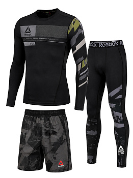 Костюм для тренировок 3 в 1 Reebok Thermowarm Touch Black / Multicolor