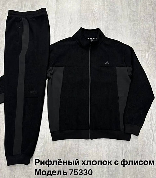 Костюм вельветовый Adidas Performance 60905A75330A All Black