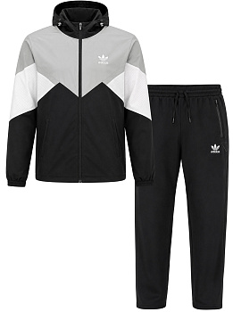 Костюм спортивный Adidas Originals Climacool Gray / White / Black