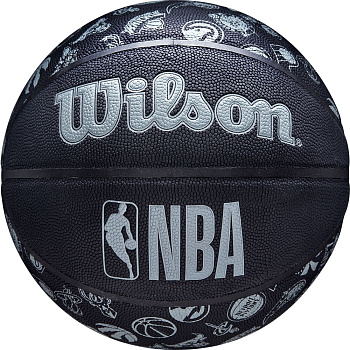 Мяч баскетбольный профессиональный Wilson NBA ALL TEAM №7