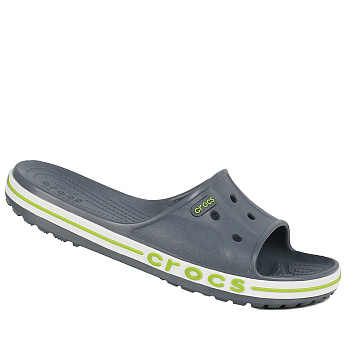 Шлепанцы Crocs Iconic Comfort Dark Gray / Lime