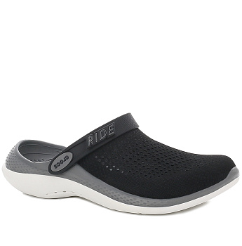 Сабо Crocs LiteRide 360 Clog Black / Dark Grey / White