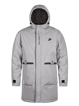 Куртка утепленная Nike Sportswear Dream Down Fill Elongated Light Gray