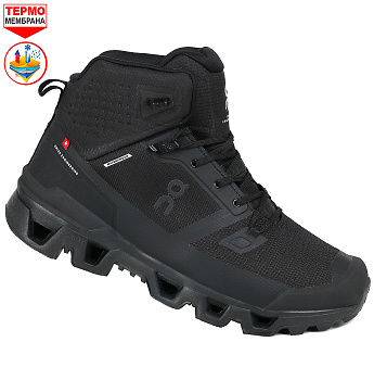 Кроссовки ON Cloudrock 2 Waterproof GTX Black / Black