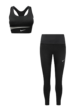 Костюм для тренировок Nike 2 в 1 Swoosh 4050805206 Black