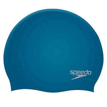 Шапочка для плавания SPEEDO Plain Molded Silicone Cap Neon Blue, силикон