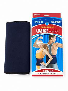 Пояс для похудения SUNEX Waist Support 8608 неопреновый Dark Blue