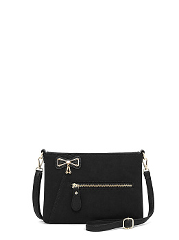 Сумка Balmain 85735098781 Suede Black / Gold