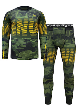 Костюм для тренировок Venum Tactical Forest Green / Yellow