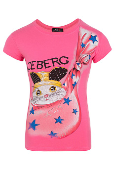 Футболка Iceberg 1363 Kitty Pink