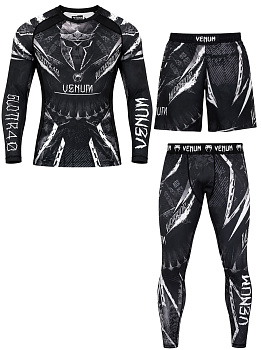 Костюм для тренировок 3 в 1 Venum GLDTR 4.0 Black / White