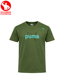 Футболка Puma Cat 40318K32022 GT Green / Turquoise
