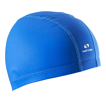 Шапочка для плавания SALVAS Cap PU Blue, нейлон